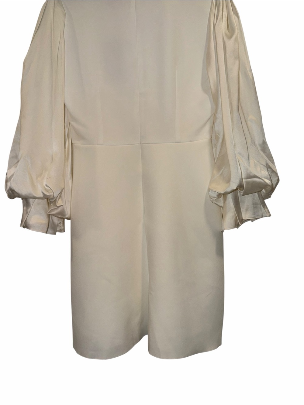 Roksanda Ivory White Mini Dress Puff Sleeve 6 Bridal Wedding Bachelorette NWT 🟠 - Picture 11 of 13